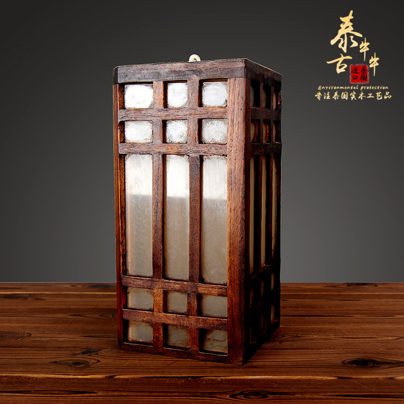 Southeast Asia Retro Lights Accessed by Thailand Solid Wood Creative Avenue Hall Bed Heated Lights Wall Lights