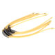 Pocket Shooter Traditional Slingshot 1745 Single Card Round Rubber Band High Elasticity Speed Longed and Thickeneded Single Strand Yuan Rubber Band Set