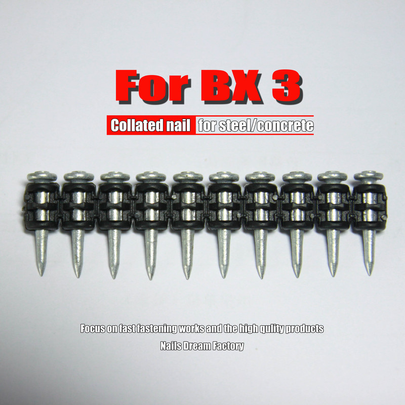 Wing-Type Row Nails Can Be Used with Hilti Bx3 Cordless Nail Guns