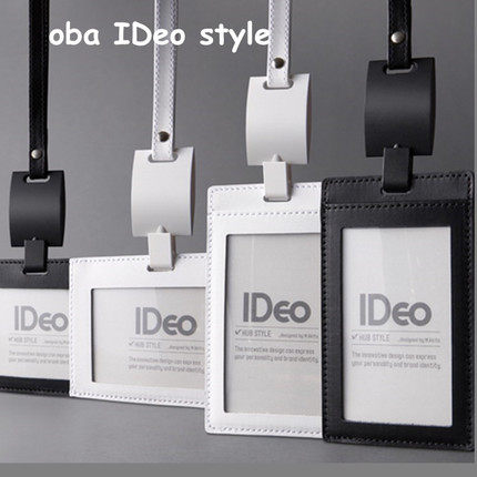 Special price clearing house Akita Daud works by IDeo HUBSTYLE genuine leather employee card chest card ID cutting sleeve-Taobao