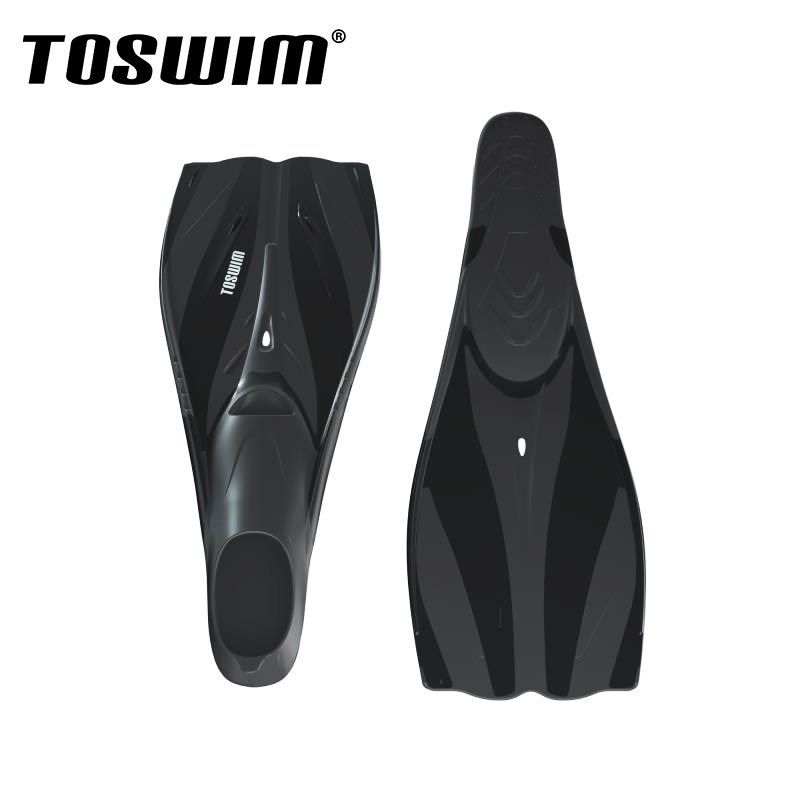 TOSWIM Swimming fins Adult silicone freestyle duck foot training equipment Professional diving fins