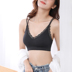 Vẻ đẹp lại thể thao womens đồ lót sling ròng đỏ nổ áo ngực áo khoác nhỏ tụ tập được bọc trong ngực kiểu đáy để ngăn chặn ánh sáng đi bộ lau ngực. 