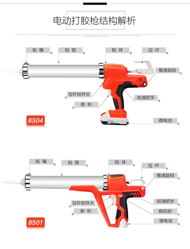 Keo lấy kính điện mềm keo súng áp lực keo súng súng keo súng tiết kiệm lao động nói chung công cụ cấu trúc keo súng miệng dày loại - Dụng cụ cầm tay