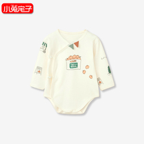 Newborn baby cartoon long sleeve triangle jumpsuit autumn baby cotton ha clothes baby strap climbing clothes autumn clothes