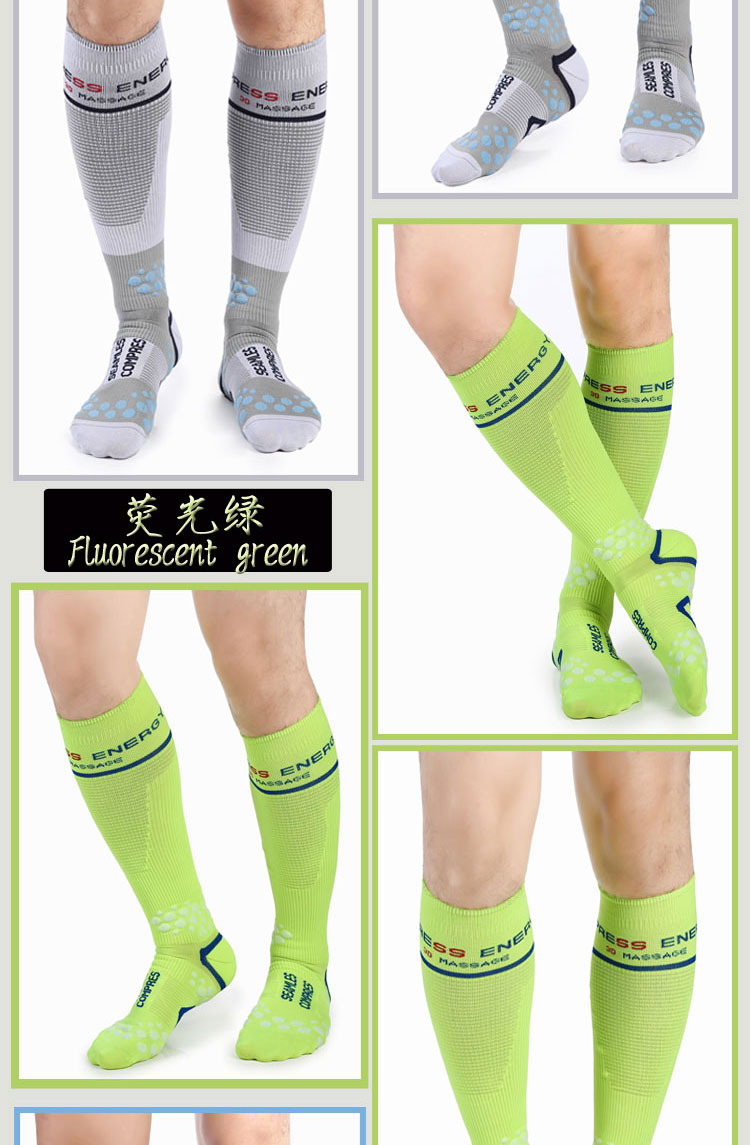 Chạy vớ vớ vớ vớ vớ thể thao vớ điều dưỡng marathon cưỡi đầu gối đêm off-road chạy nam và nữ - Vớ thể thao tất nike cổ ngắn