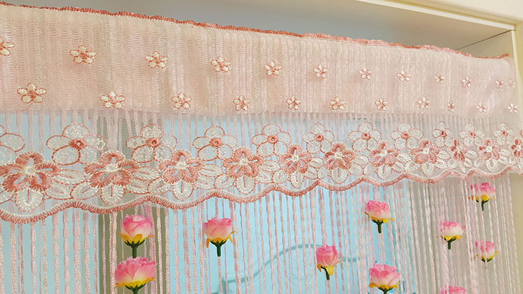 Rose line curtain flower flower flower curtain of DIY accessories lotus eyebrow