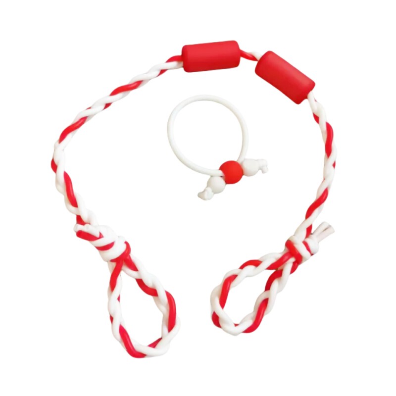 Thickened Elastic Rope Dan Tian Ring Golf Training Device for Correcting Posture, Golf Practice Device, Elastic Rope, Stretching Rope