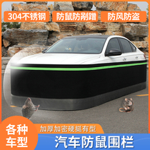 Противокрышевое ограждение Che Wai Anti-rat netting Car Anti-rat hood Car-proof of Cat dog dog Dog Car Gar