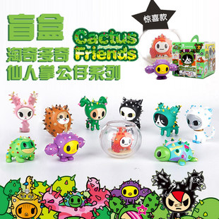 Фигурка в слепой коробке (Tokidoki) серия Cactus Friends, мини‑коллекционная, 1 коробка случайно