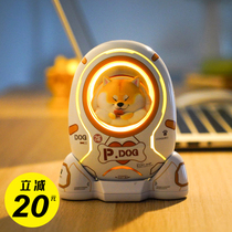 Cute firewood dog cartoon charging treasure to send boys and girls girlfriend walking heart gift personality creative warm heart gift