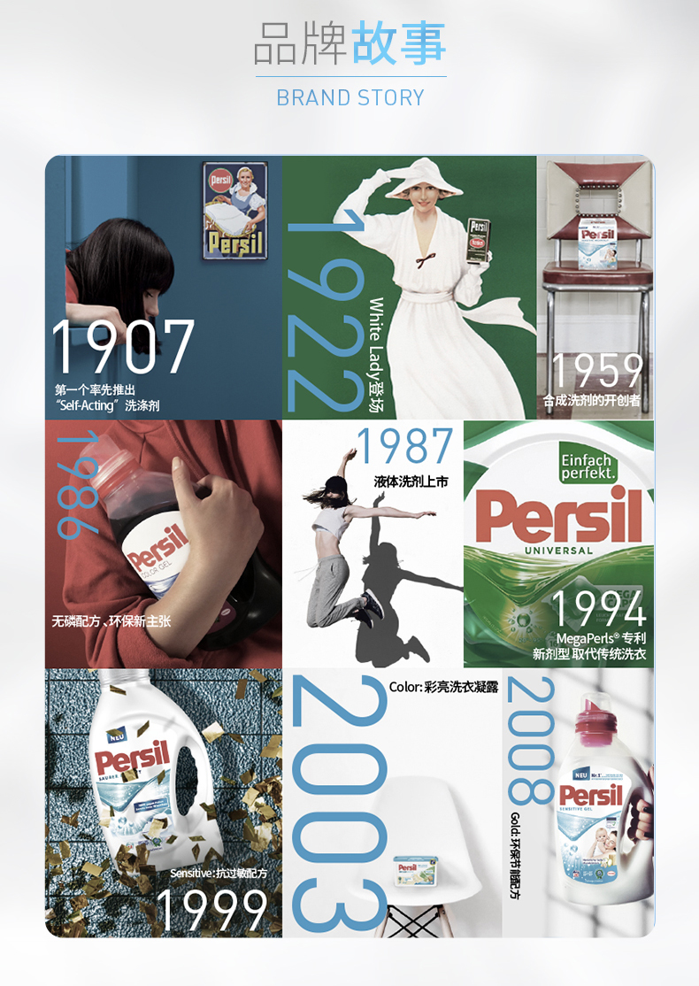 德国汉高 Persil 婴儿专用 洗衣液凝露 1.35L*3瓶 适合敏感肤质 图10