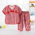 . Childrens bông lụa pajama set mùa hè mỏng điều hòa không khí quần áo nhỏ và trẻ chàng trai cô gái với nhà ngắn tay. 