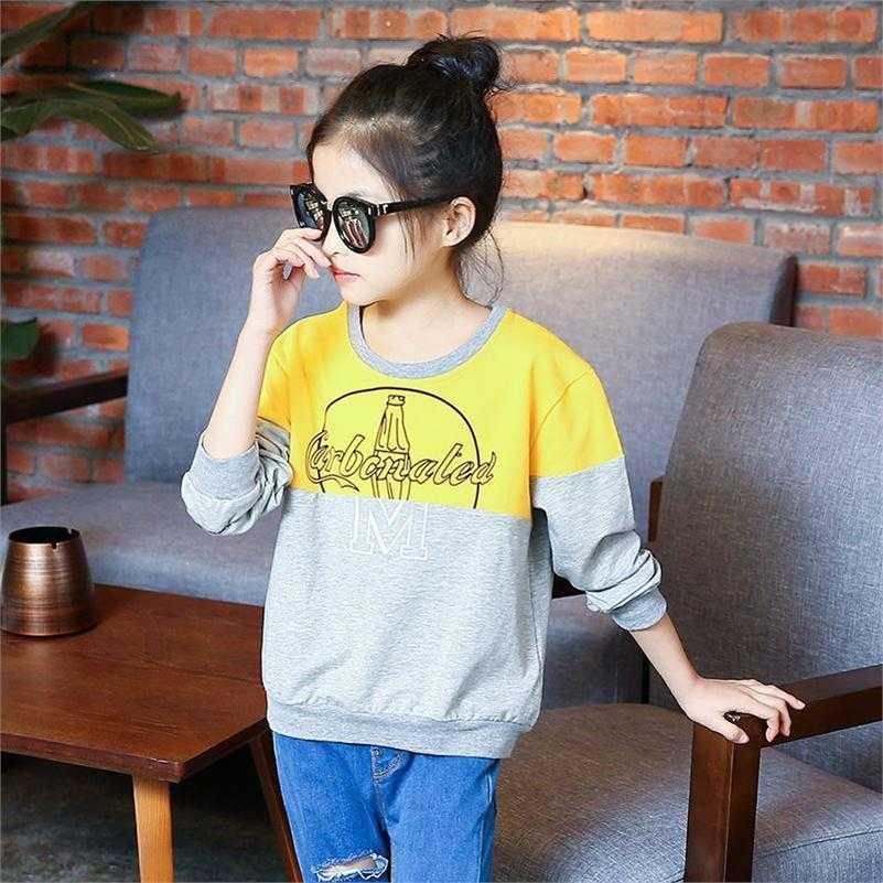 . Shirt áo 12106T mỏng cô gái 8 áo dài tay bên ngoài 75 tuổi trẻ như bé gái 9 top mặc mùa thu áo khoác mùa thu.