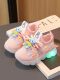 French Uamtor Baby Walking Shoes Infant Soft-Soled Light-Up Shoes 2025 Spring and Autumn Mesh Toddler Shoes 0-2 Years Old