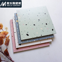 Color terrazzo matt floor tiles 300x300 flower pieces Kitchen bathroom coffee shop wall tiles