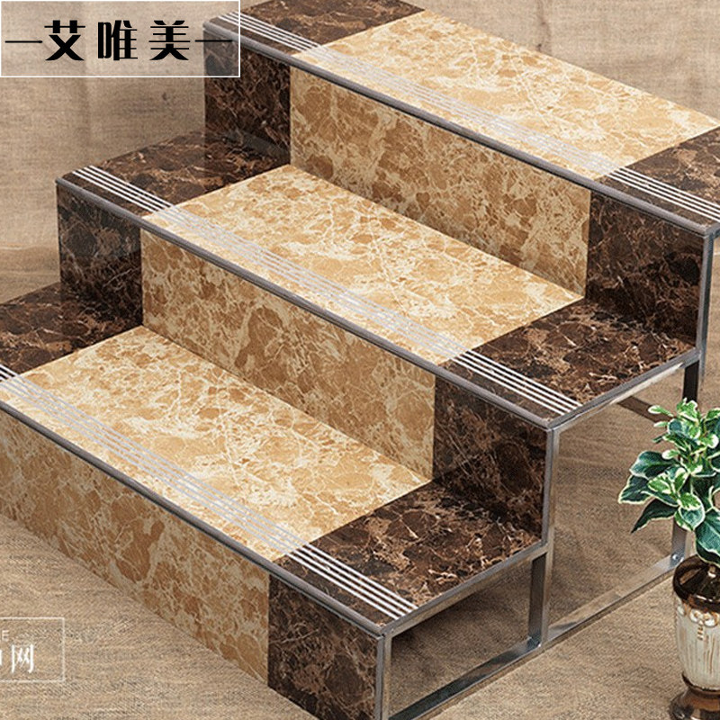 Step brick stair step tile 1 meter 1 2 meter non-slip floor tile l one-piece processing custom