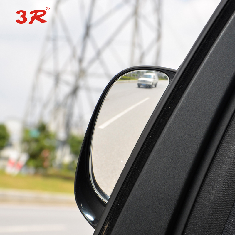 3R car two-row rear mirror rear seat drop off observation mirror B-pillar assisted mirror wide-angle blind spot mirror universal