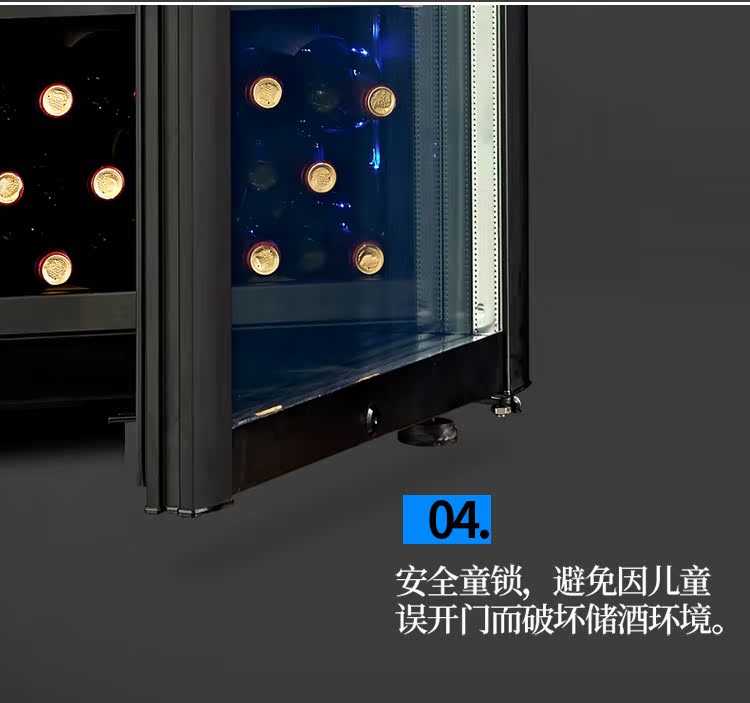 tủ rượu tân cổ điển Chung rượu / Jude LK96Y tủ lạnh rượu vang nhiệt độ và độ ẩm không đổi tủ rượu nhà nhiệt tủ rượu vang tủ rượu thanh - Tủ rượu vang tủ rượu hiện đại đẹp