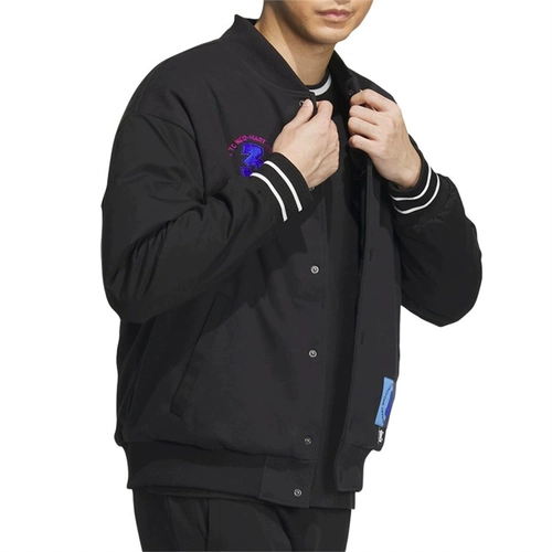 Adidas, пуховик подходит для мужчин и женщин, спортивная бейсбольная форма для отдыха, удерживающая тепло ветрозащитная куртка