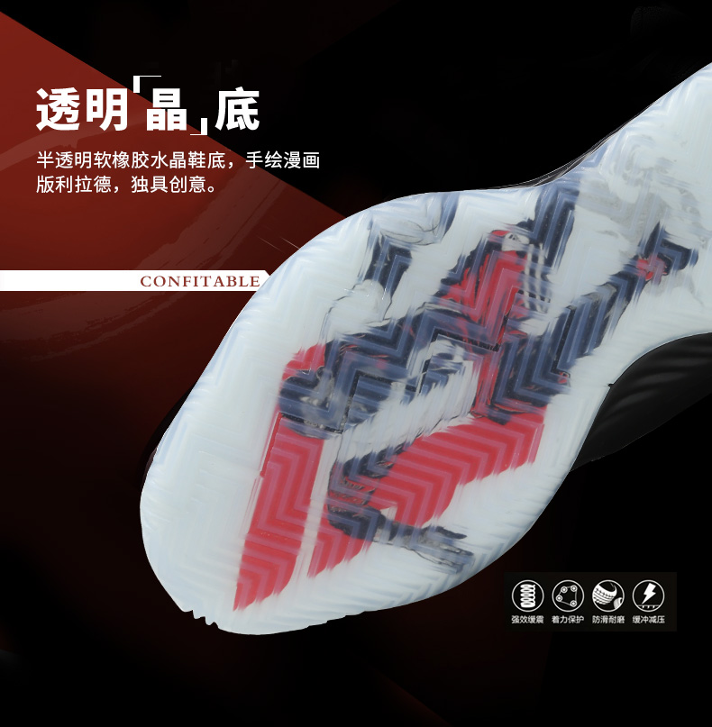 Giày bóng rổ Adidas Adidas Lillard 5 dame5 nam chiến đấu với giày thể thao thoáng khí mùa hè EF9370 - Giày bóng rổ giày bóng rổ anta