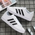 Giày Adidas nam chính thức hàng đầu neo ban giày mùa xuân mới da thể thao giày trắng thường DB0160 Plimsolls