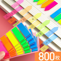 Creative simplicity ins extraction fluorescent film Post-it notes Label Sticky notes stickers indicate notebook classification index stickers Paging bookmarks Korean cute little fresh students use ins to mark N times stickers