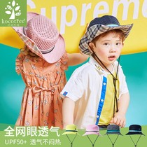 (original 49 off-code 25) KK Tree children hat baby Summer boy sunhat girl sunscreen fisherman hat