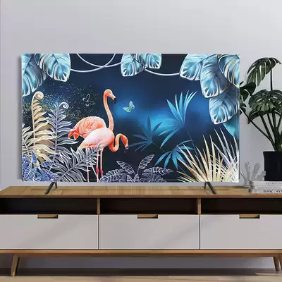 TV set dust cover cover 55 inch 65 inch 70 inch LCD TV dust cover cloth TV cloth art New