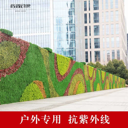 Моделирование зеленое растение стены стены наружная стенка Украшение