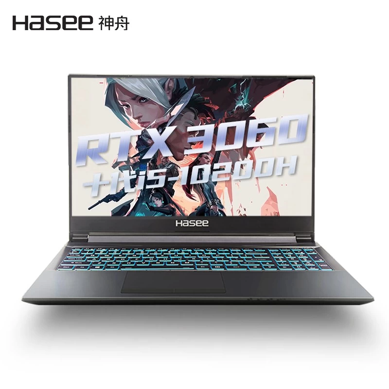 Ноутбук Hasee Z8/Z7 RTX3060, 8–16 ГБ ОЗУ, до 1 ТБ HDD + 512 ГБ SSD — для учёбы и игр