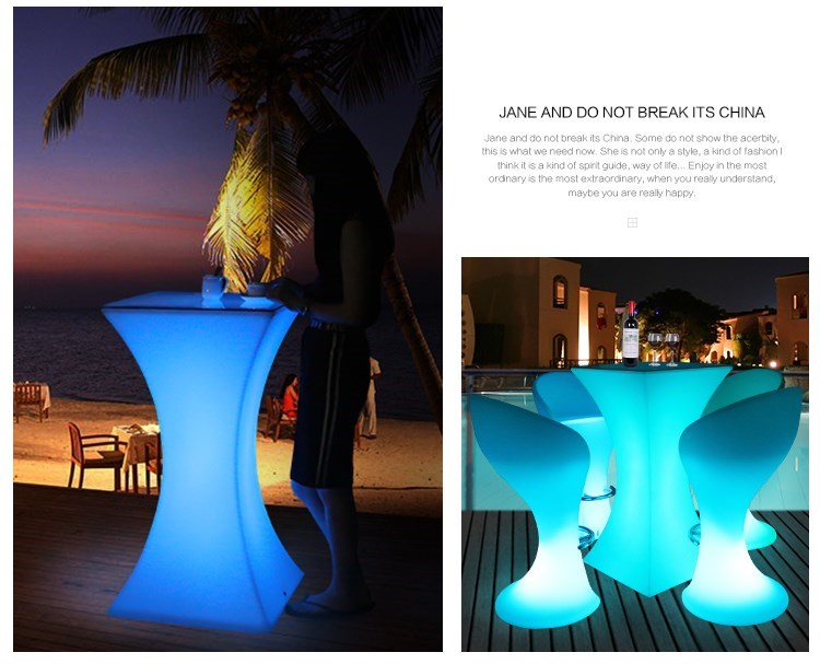 Thời trang led thanh ánh sáng bàn ghế sáng tạo đồ nội thất sáng lỏng bàn phân cao cocktail thanh bàn - Giải trí / Bar / KTV