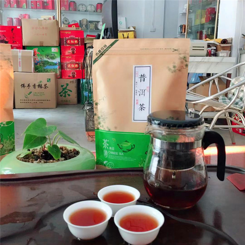 Glutinous Rice Xiang Pu'er Tea Cooked Tea Small Tea Tuo 250g Glutinous Fragrant Puer Di Tu Pu Er Xiao Tuo Tea Cooked Tea About 45 grains