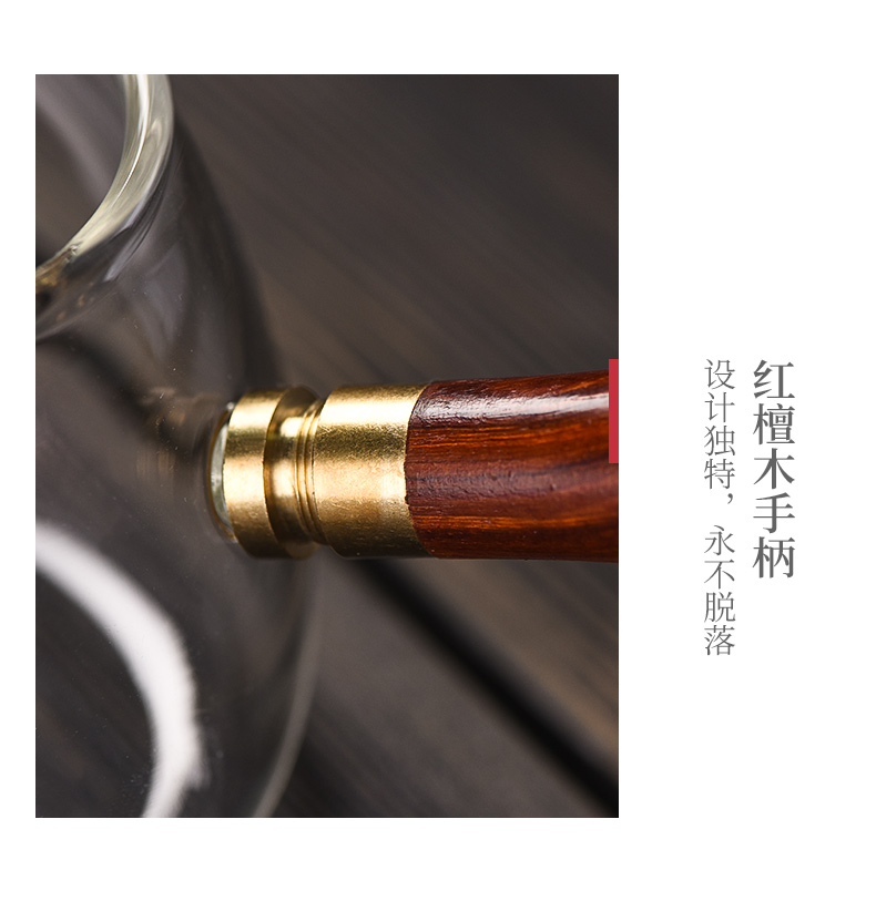 Ceramic fair story cup by high temperature resistant glass side points tea) suits for more kung fu tea set tea sea
