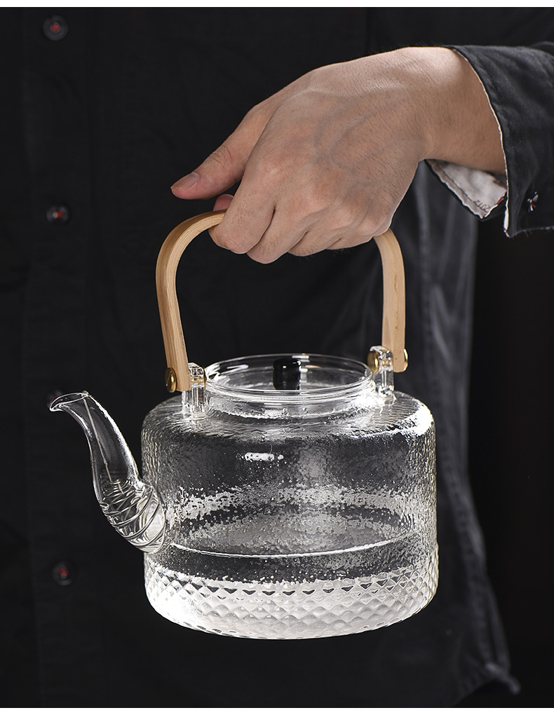 Special glass tea kettle black tea boiled high - temperature electric TaoLu boiled tea, the teapot kunfu tea pot of girder