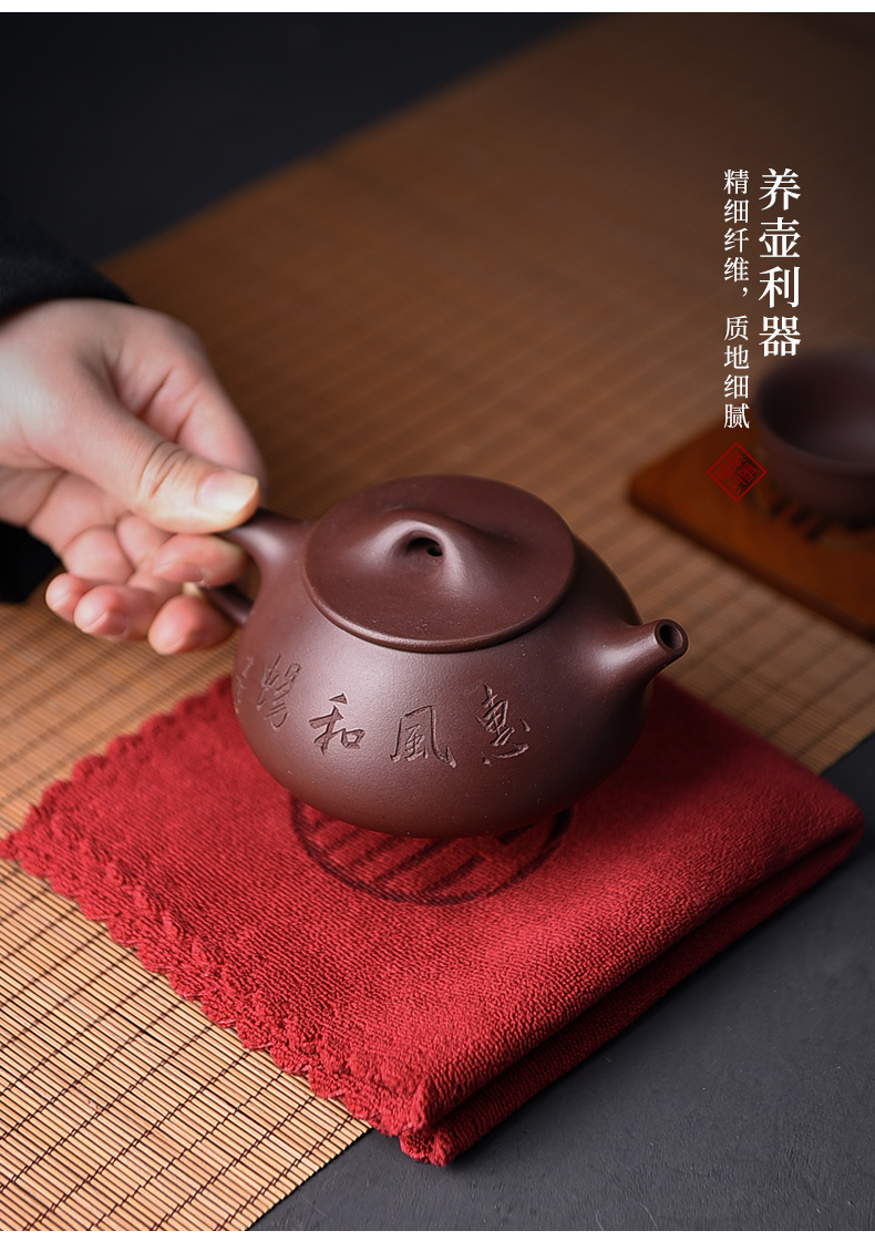 Ceramic story bibulous high - grade tea tea towel cloth pad zen Chinese style tea special tea tea table cloth towel cloth