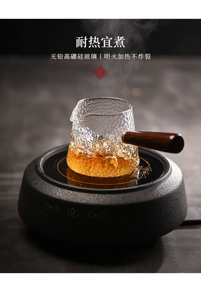 Ceramic fair story cup by high temperature resistant glass side points tea) suits for more kung fu tea set tea sea