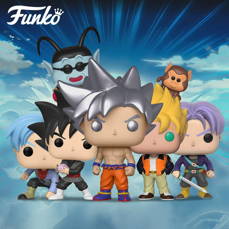 FUNKO Анимация Dragon Ball Super Серия Черный Вуконг Джасма Гоку Дер Hand Hand Hand Мелом Кукла