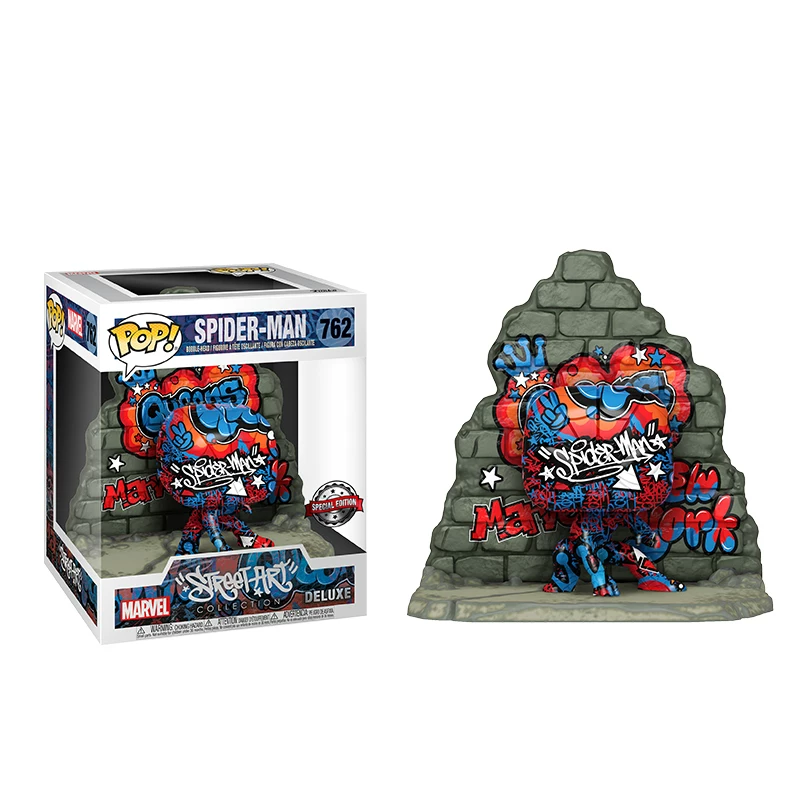 Minifigure, toy, Marvel, limited edition, Spiderman, graffiti