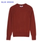 BLUE ERDOS Áo len nữ cổ tròn raglan tay dài màu rắn nữ áo len cashmere tinh khiết - Áo / áo thun