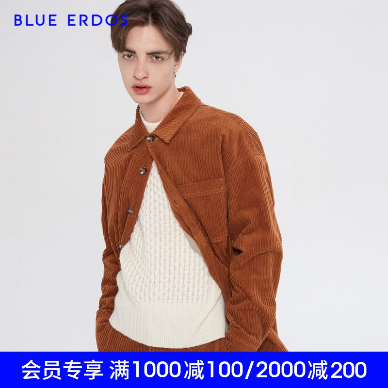 BLUE ERDOS men's simple casual versatile men's top