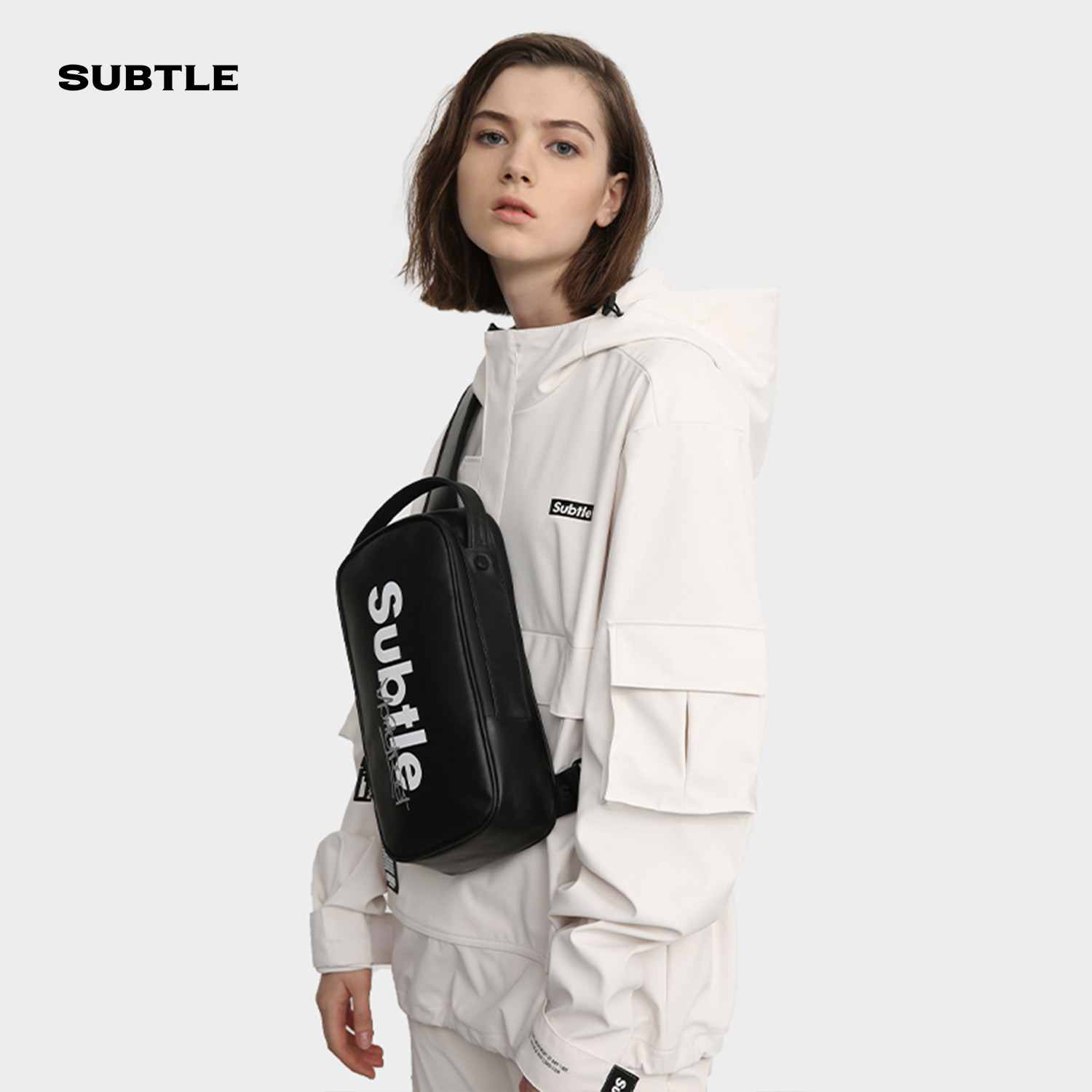 SUBTLE AVANT chest bag tide brand messenger bag men's casual sports shoulder bag street trend hip-hop bag women