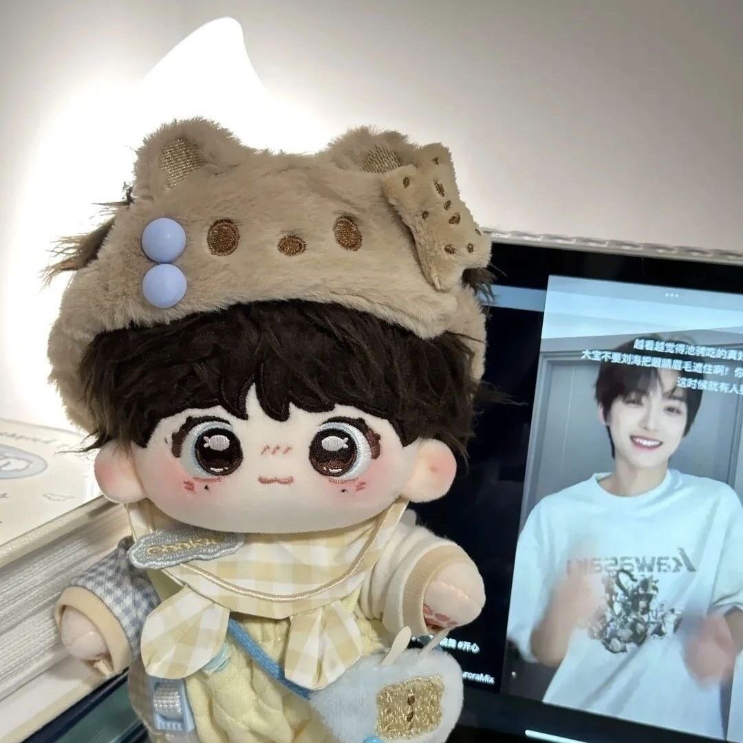 Original ziyu q version wu suowei 20cm cotton doll yudu star fan