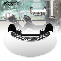  LANZHAO Motorcycle accessories Windshield reversing mirror Holographic rearview mirror Ultra-wide-angle universal mirror