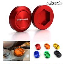  NINJA250 2017-2020 Motorcycle modified CNC front fork shock protection cover Front fork cup top decorative cover