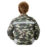 Летнее охлаждение воздуха -кондиционированная воздушная кондиционированная мужская группа фанат охлаждающая одежда Зарядка на открытом воздухе мастерская по защите труда