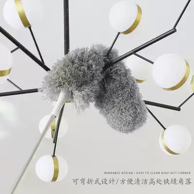 Scalable feather dan sub-household cleaning artifact dust blankets sweep gray Zen sub-cleaning cleaning tool