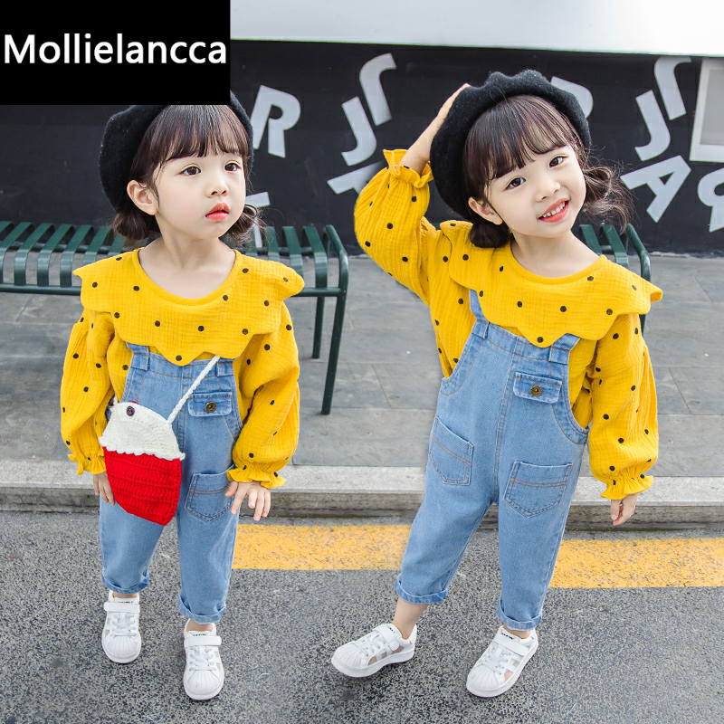  Female Baby Holding Baby Bag Suit 2 Children Fall 3 Little Girl Spring Autumn Clothes 1 1 4 Year Old Girl Long Sleeve Foreign Pie Autumn