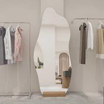 Mirror special-shaped clothing store mirror fitting slimming beauty full-body floor mirror home Internet celebrity dressing mirror simple explosion-proof