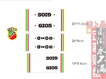 GIOS frame sticker set