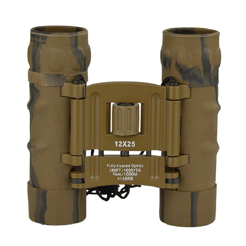 Camouflak binoculars Small birdwatching mirror Mini portable outdoor tourist mountaineering High-definition Microlight Night vision